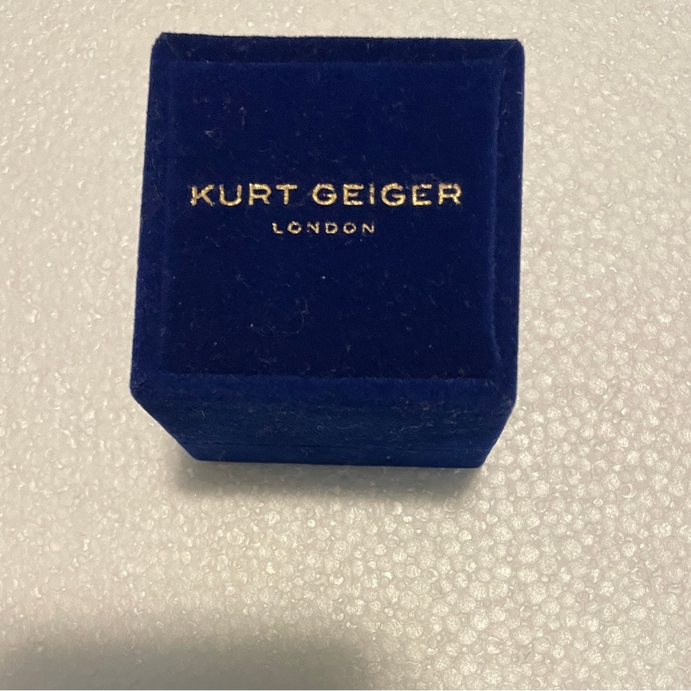 (1) ONE! Blue Kurt Geiger London REPLACEMENT RING BOX! Only the box is for sale! - Picture 2 of 7